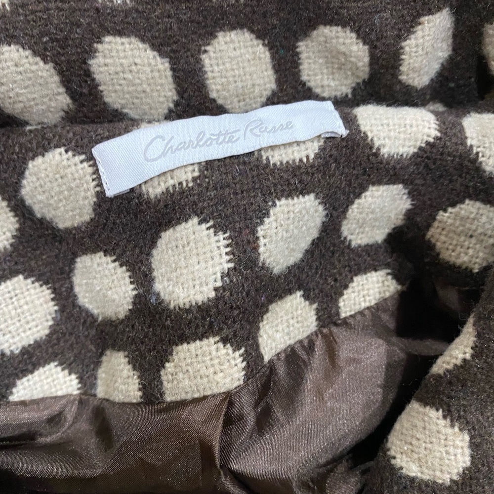 Polkadot Pea Coat - Picture 8 of 9